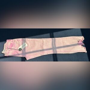 Light violet Distressed Jeans